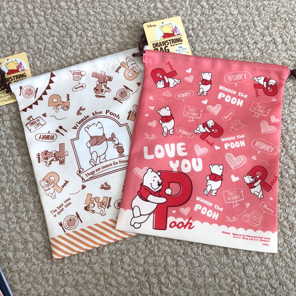 Disney Winnie the Pooh drawstring bag